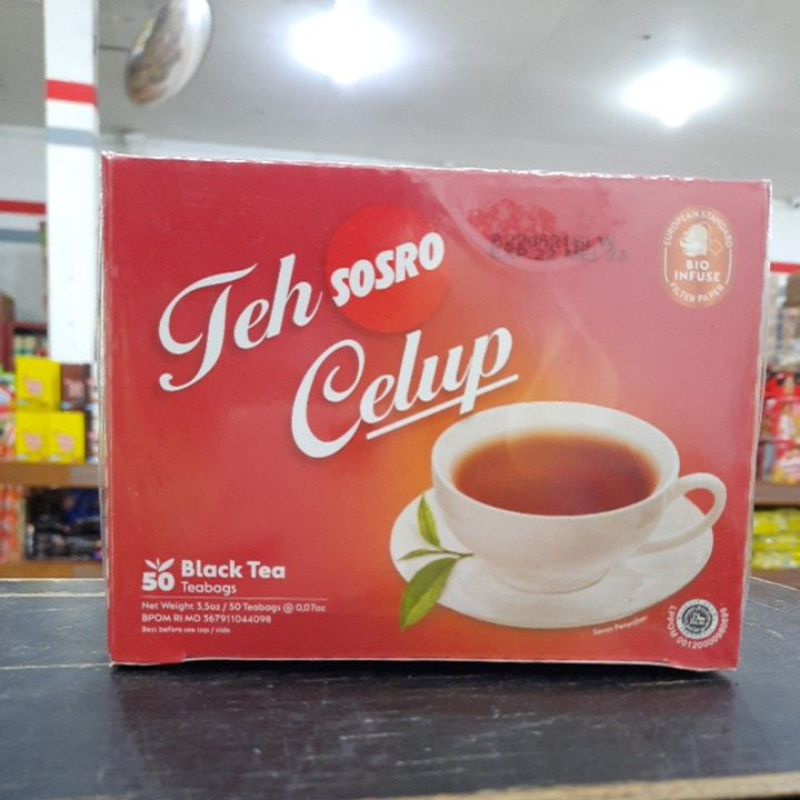 

Teh Sosro Teh Hitam Celup isi 50 Kantong