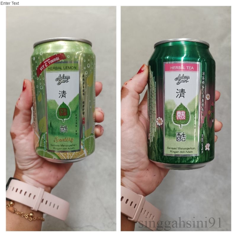 

Adem Sari Ching Ku Sparkling Lemon Adem Sari Chingku Herbal Tea 320ml SS91