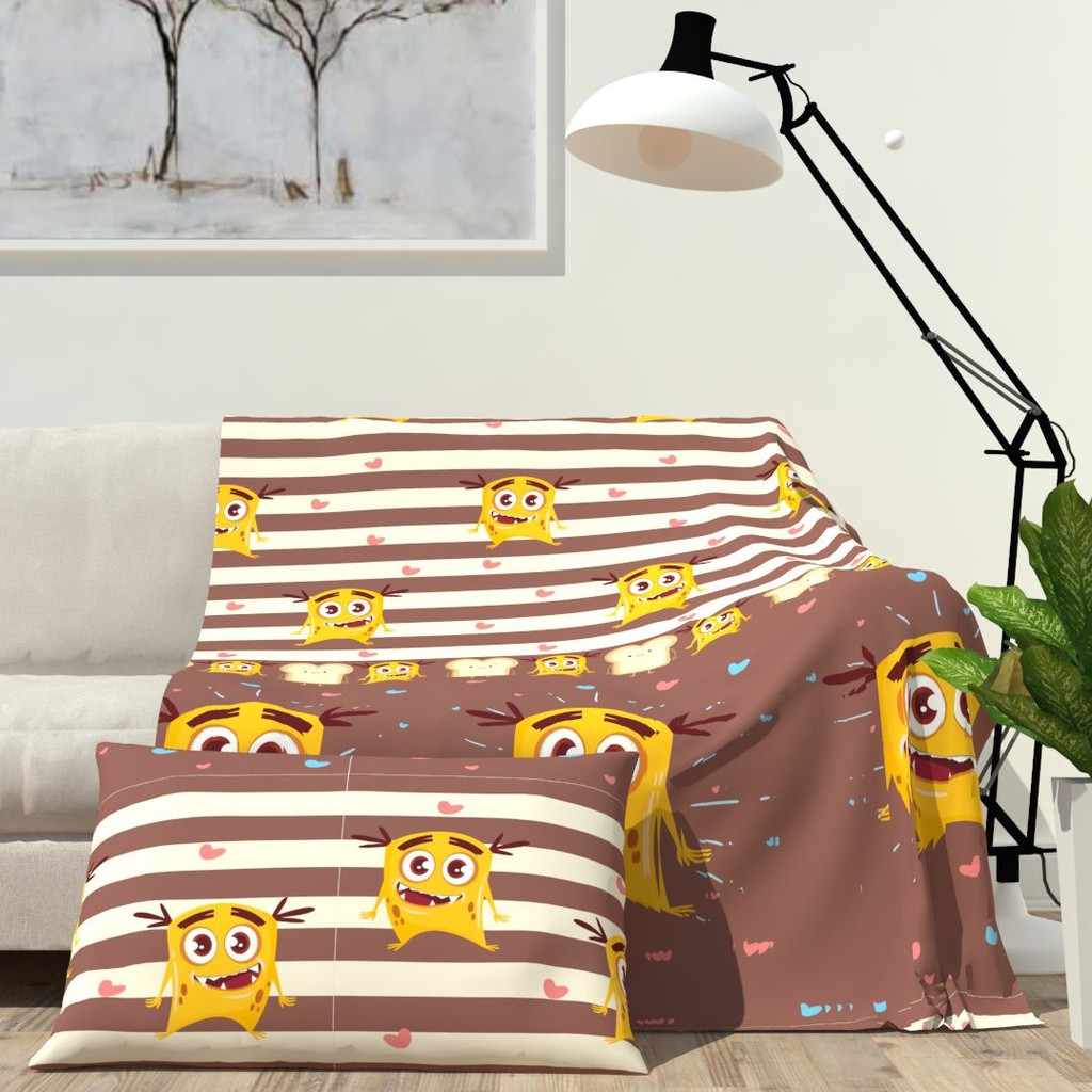 Balmut (Bantal Selimut) Endless Love Bantal Travelling Motif My Bread