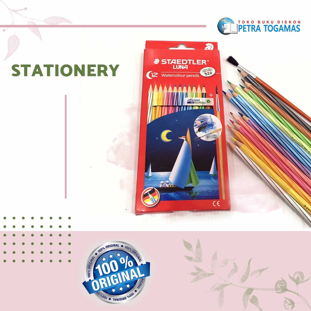 

PENSIL WARNA WATERCOLOUR LUNA AQUARELL (137 10 C12) STAEDTLER
