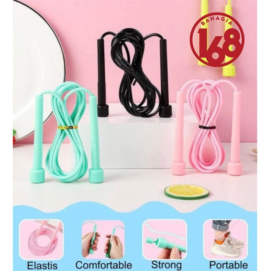 Skipping Pvc Jump Rope Lompat Tali Speed Rope Wannafit