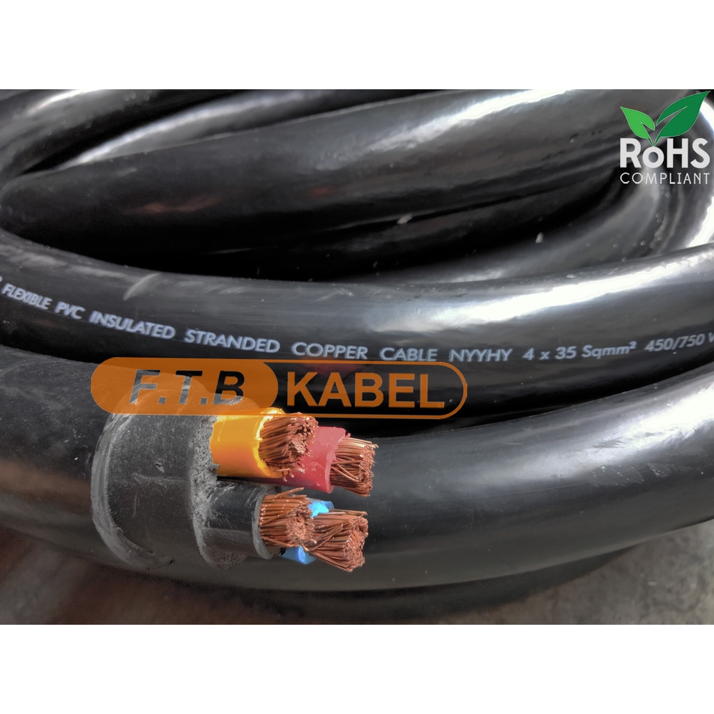 FTB KABEL NYYHY 4x35 ZR-RVV 4x35 NYSHY 4x35 450/750V Meteran
