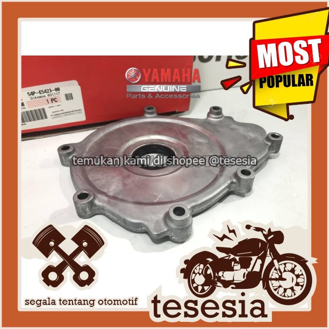 DJ1544 COVER 2 CRANKCASE KRUK AS FAVORIT MIO J MIO GT SOUL GT 54P E5423 ASLI YAMAHA BY TESESIA