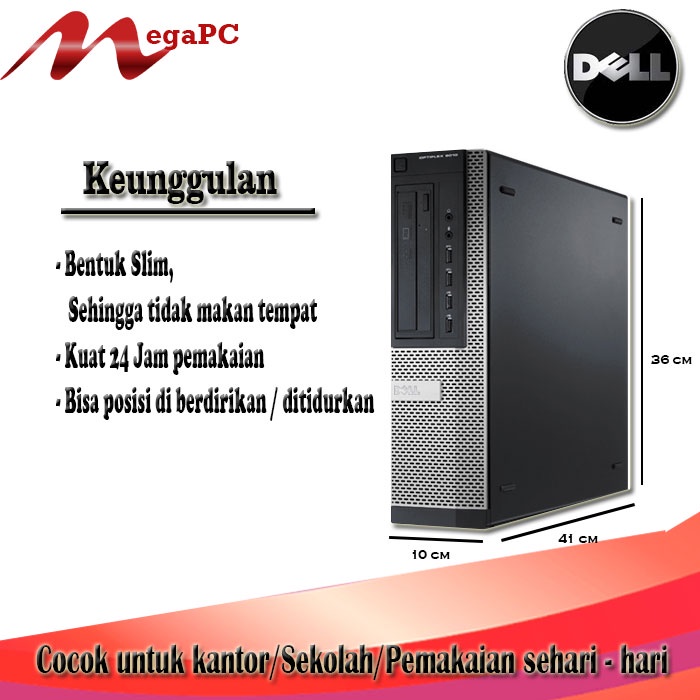 PC Build Up Dell - Core i5 - Ram 4GB - SSD 128GB