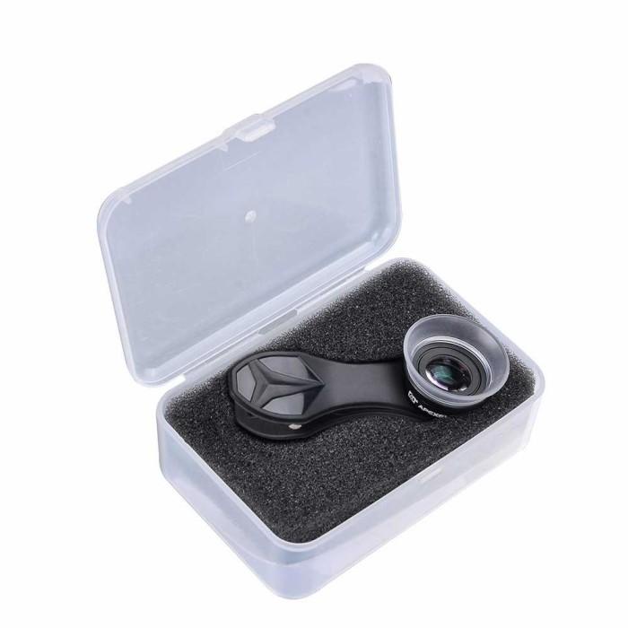 APEXEL Lensa Macro SET 12x 24x Clip Smart Phone Universal PREMIUM ORI