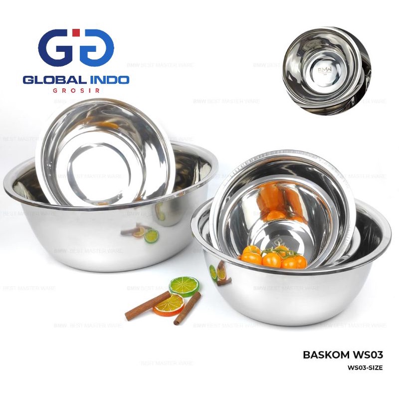 Jual BMW BASKOM 36CM/ BASKOM STAINLESS JUMBO/ BASKOM BMW | Shopee Indonesia