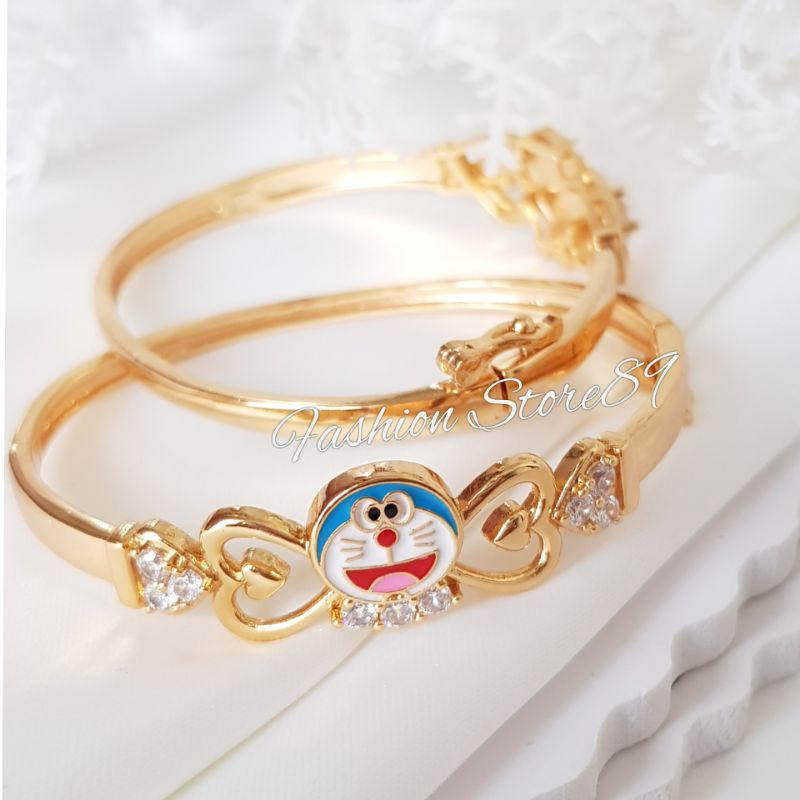 Gelang Bangle Anak bukaan Kait impor lucu xuping perhiasan lapis emas 18k  bestseller