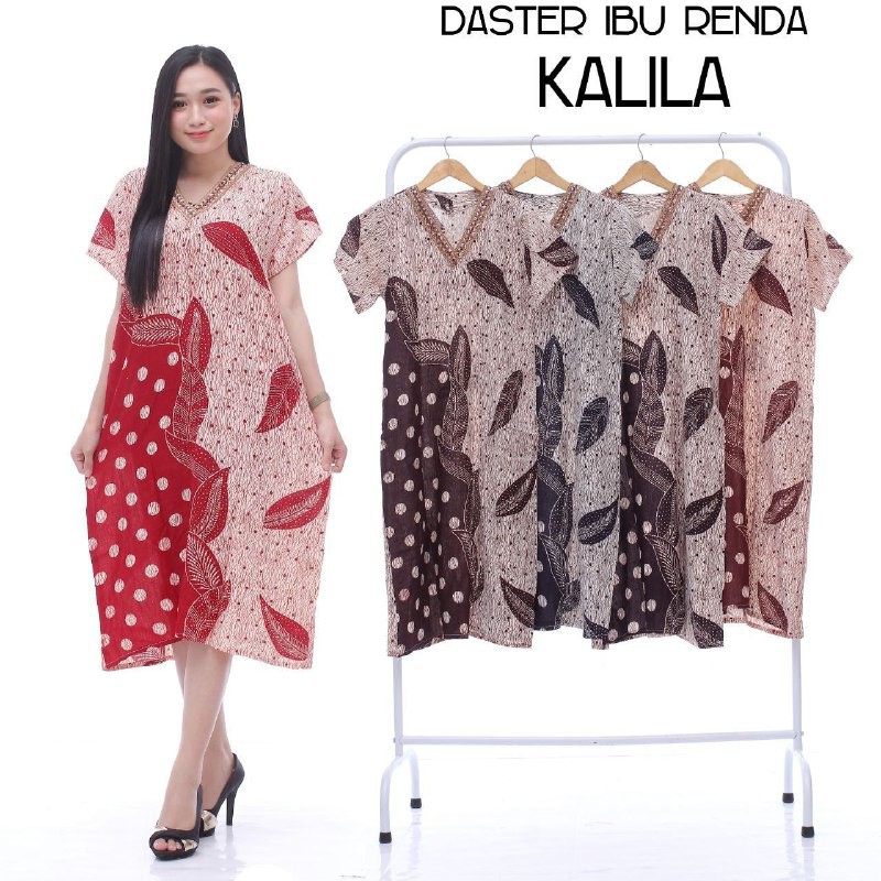 #bayardirumah Daster Renda KALILA Bali / Dress Murah Terbaru Ibu Muda By Gudang Batik 007