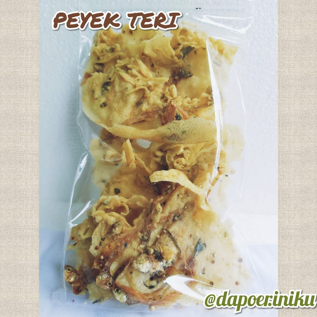 PEYEK TERI DAPOER.INIKU 100GRAM