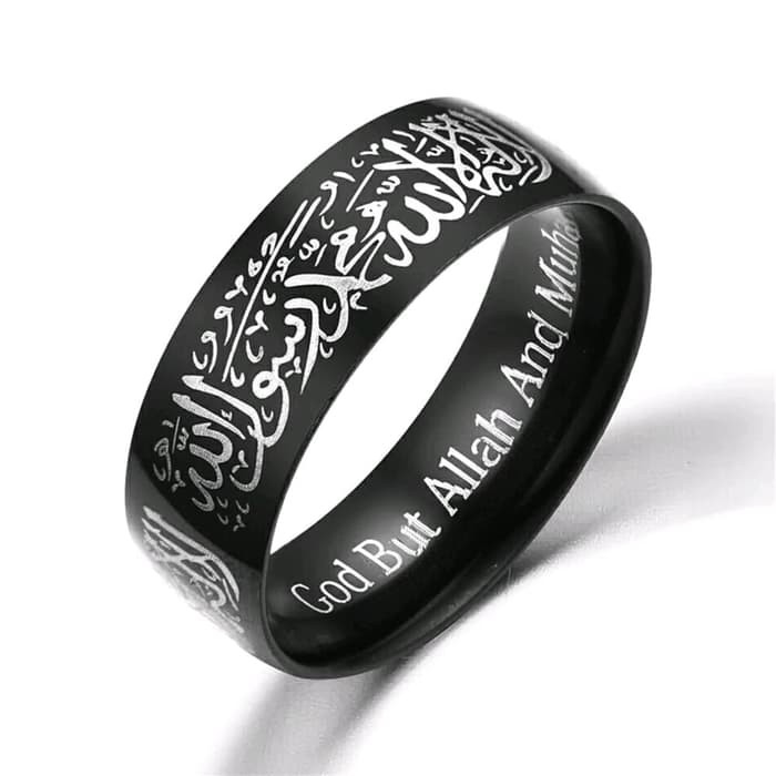 CINCIN TAUHID / CINCIN COUPLE TAUHID / CINCIN MUSLIM UKIR TITANIUM