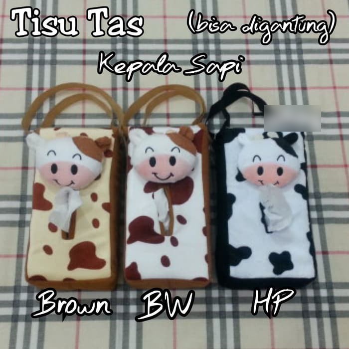 Tempat kotak box tissue tissu tisu mobil gantung SaPi