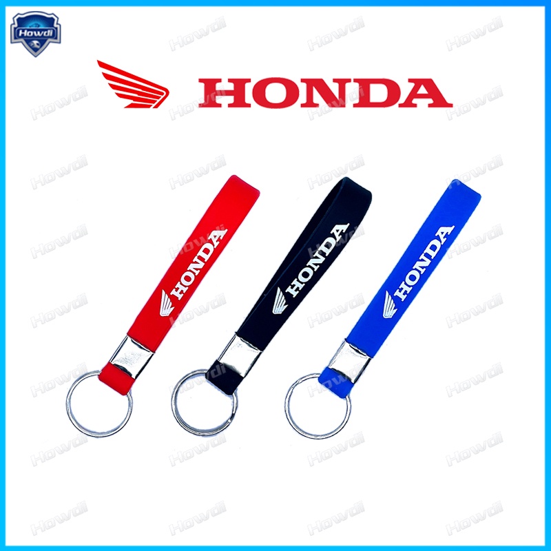 Gantungan Kunci Mobil Bahan Silikon Dengan logo Honda