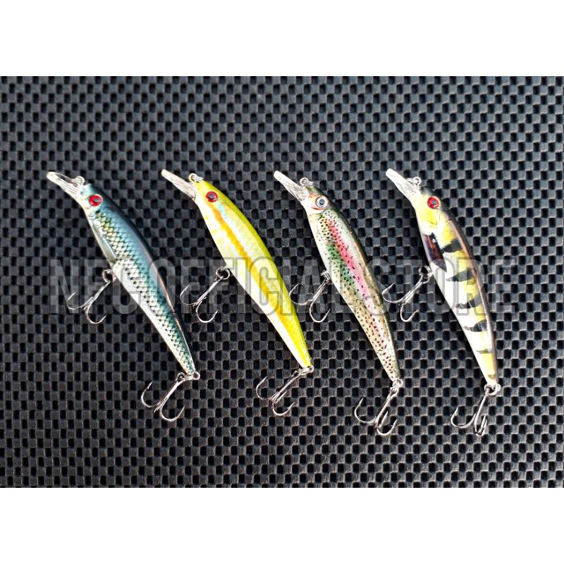 Lure minnow Floating 10cm / 11,5gr BEST DESIGN dengan warna KILLER