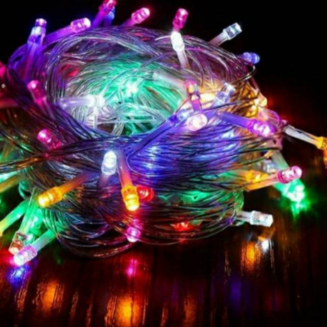 Lampu Tumbir , Natal Led , Dekorasi , Twinkle Light RGB , WARNA WARNI