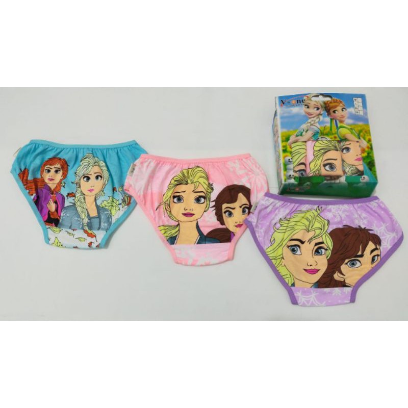 CD ANAK CEWE KOTAK MOTIF FROZEN 3PCS