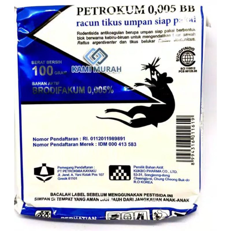 2 Bungkus Racun Petrokum Mati Kering Ampuh(2pcs)