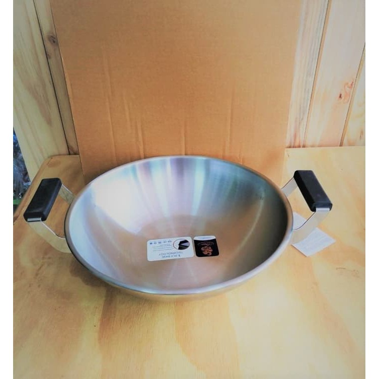 BIMA Heritance Classic Wok Wajan Kuali Kompor Induksi Stainless 32cm