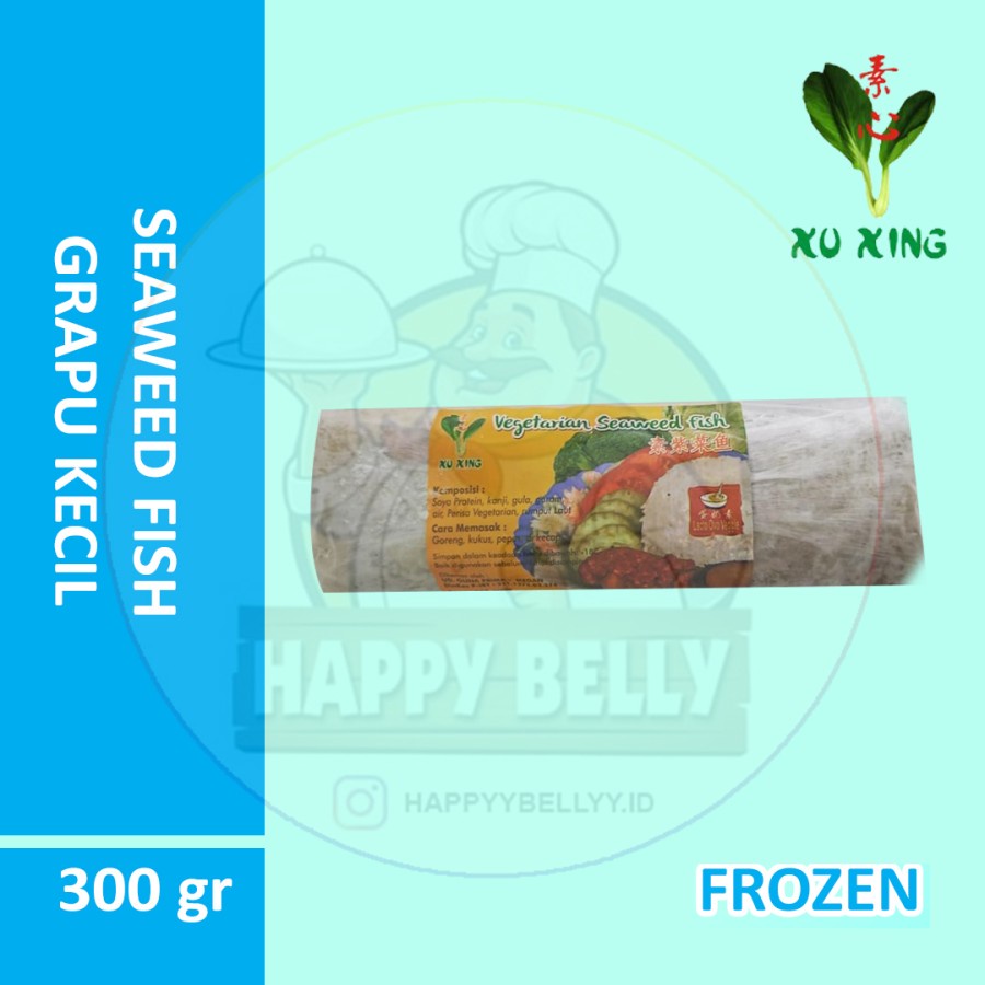 

SEAWEED FISH/ GRAPU KECIL 300 GR Xu Xing Frozen Foods