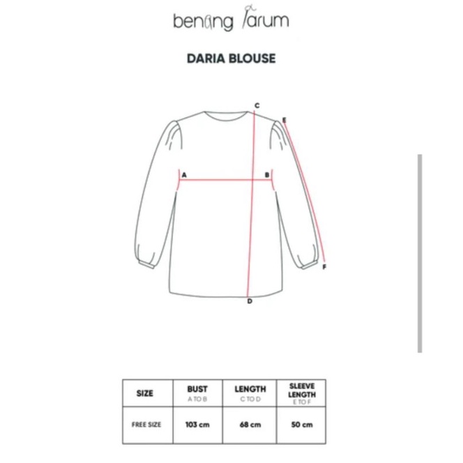 Benang Jarum Camila Blouse