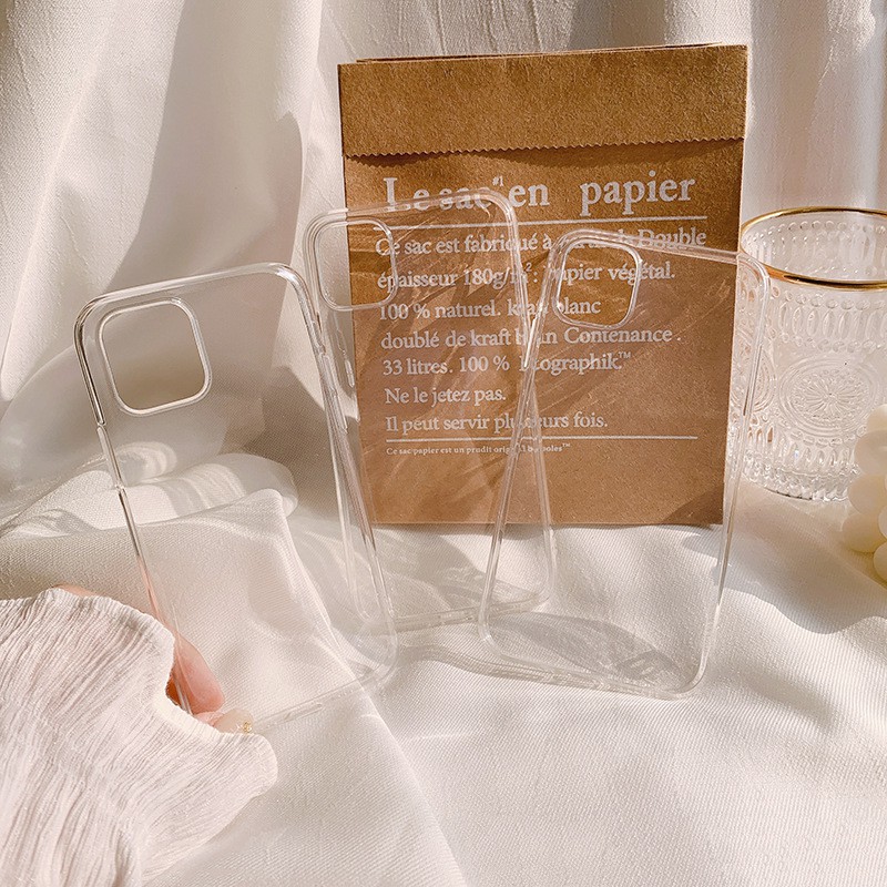 Soft Case Tpu Transparan Cover IPhone 14 13 6 6S 6P 7 8 SE 2020 7P 8Plus X XS XR 11 12 mini Pro Max