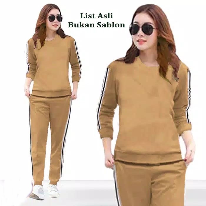 BO - BAJU SETELAN OLAHRAGA 02 SENAM / SETELAN TRAINING/ SETELAN LINA TERBARU / SETELAN TERMURAH