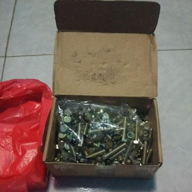 Baut Kuning + Mur M6 X 30mm Per Pcs