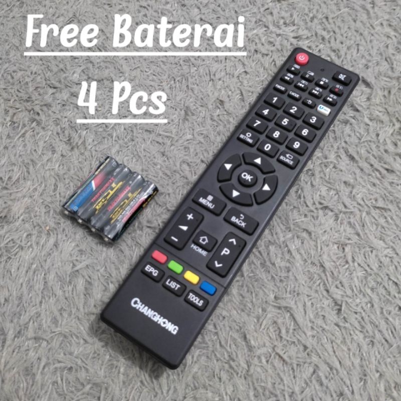 Remote CHANGHONG Smart TV & Digital TV Original Terbaru - Remote CHANGHONG