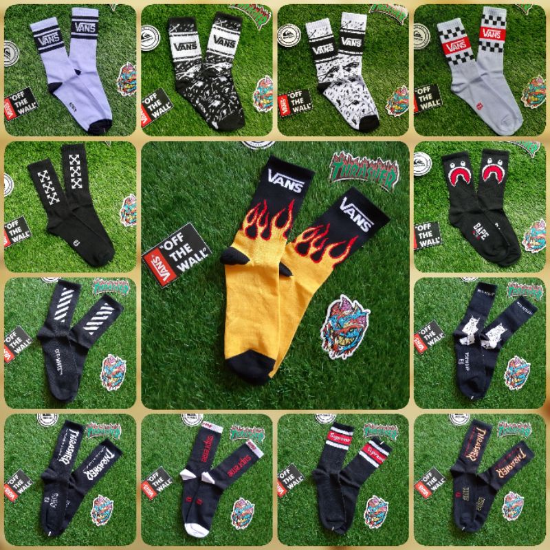 ⭐COD KAOSKAKI SKATE PREMIUM GRADE A ORI KAOSKAKI FULL BORDIR CEWEK COWOK KAOSKAKI PRIA DEWASA WANITA