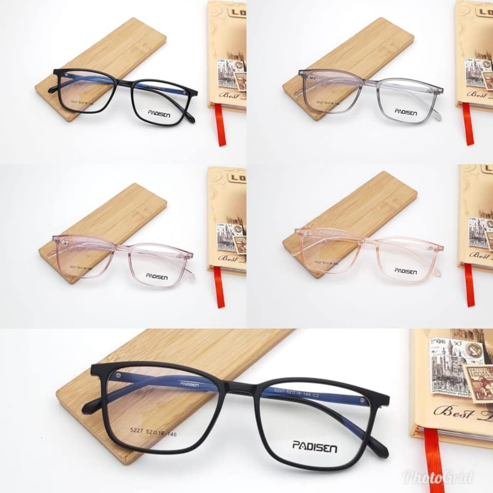 Kacamata frame padisen wanita & pria tr90 5227 size 52-18-146