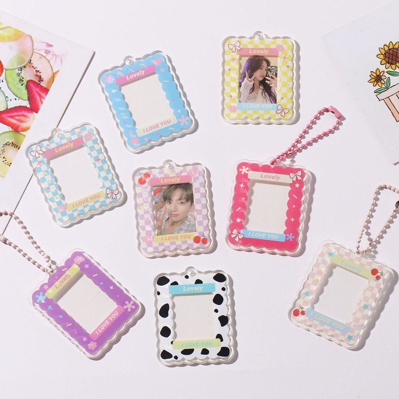 (itspico) Acrylic photo frame cute Keyring