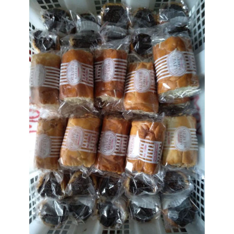Roti Oliver Sweet Roll Coklat Keju Kacang