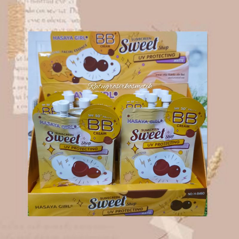 ECER!! BB CREAM HASAYA GIRL H8461/H8460/BB CREAM SUNSCREEN +SPF 50