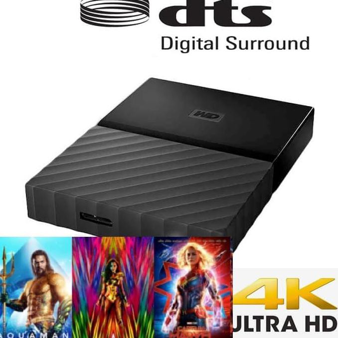 Super Wd My Passport New 2Tb + 40 Film Uhd 4K Sale