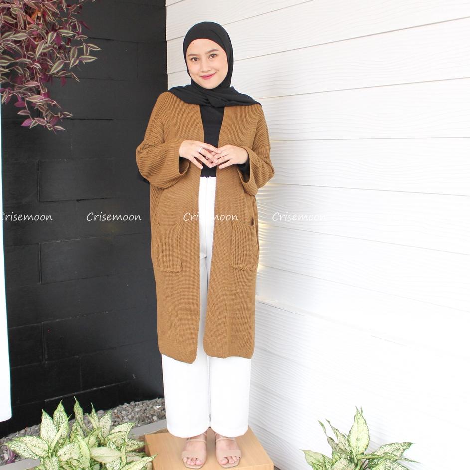 ← Long cardigan rajut oversize / cardigan Rajut panjang / Cardigan Rajut Longcardy Oversize Tebal ☆