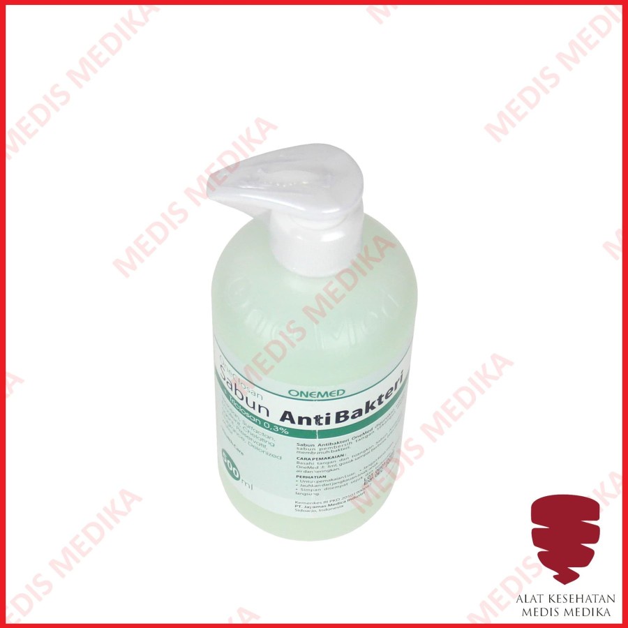 Sabun Anti Bakteri 500 ml Cuci Tangan Antiseptik Dispenser Pump Onemed