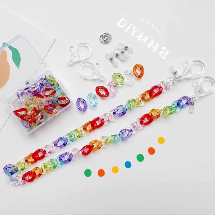 

Mudah Tali Masker Mask Strap Masker Kalung Masker Rainbow Diy Do It Yourself Berkualitas