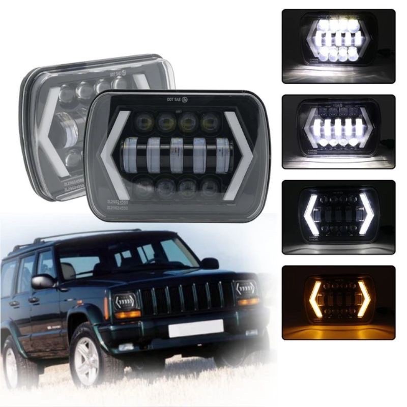 DAYMAKER LED 5 X 7 INCH LED KOTAK JEEP KATANA TAFT FEROZA L300 75WATT