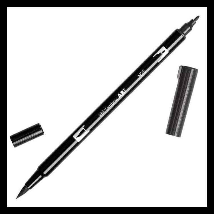 

Big Sale Tombow Dual Brush Pen Abt N25 - Lamp Black /Tombow Abt Dual Brush Pen Terjamin