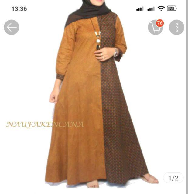 [premium]batik Orinaufa-batik Wanita Modern Solo-kondangan-gamis Batik Motif Terbaru