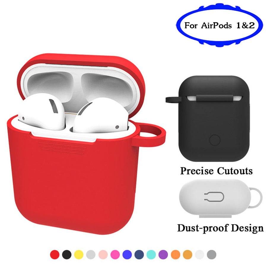 For Apple AirPods 2 Airpods2 Cases Airpods1 Earphone Cases With Hook Cover For Air Pods 1 Pod Wireless Bluetooth Charging Box