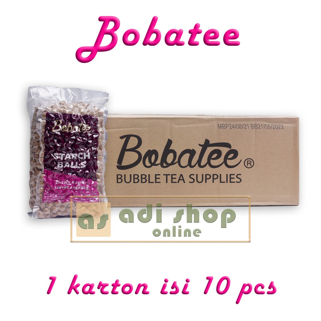 BOBATEE 1 KARTON (10PCS)  | BOBATEE 1 DUS | BOBA | BOBATEE PEARL