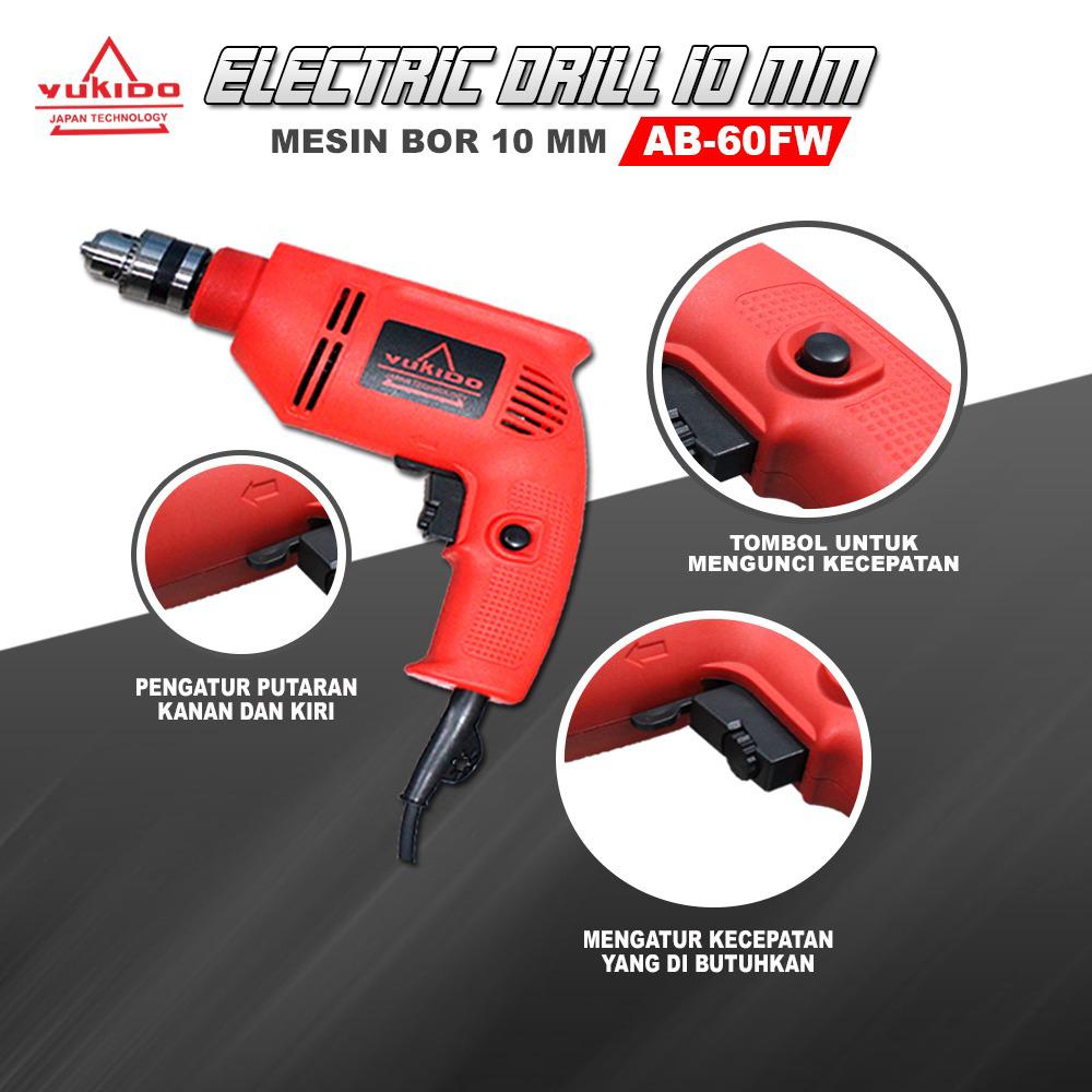 MESIN BOR LISTRIK Besi Kayu Drill 10 MM MIKAYO Tools Electric 2 arah Bolak Balik modern maktec besi kayu ga bisa tembok low Watt terendah Bolak Balik Murah, berkualitas dan terlaris 10 mm Tersedia 3 merk berbeda