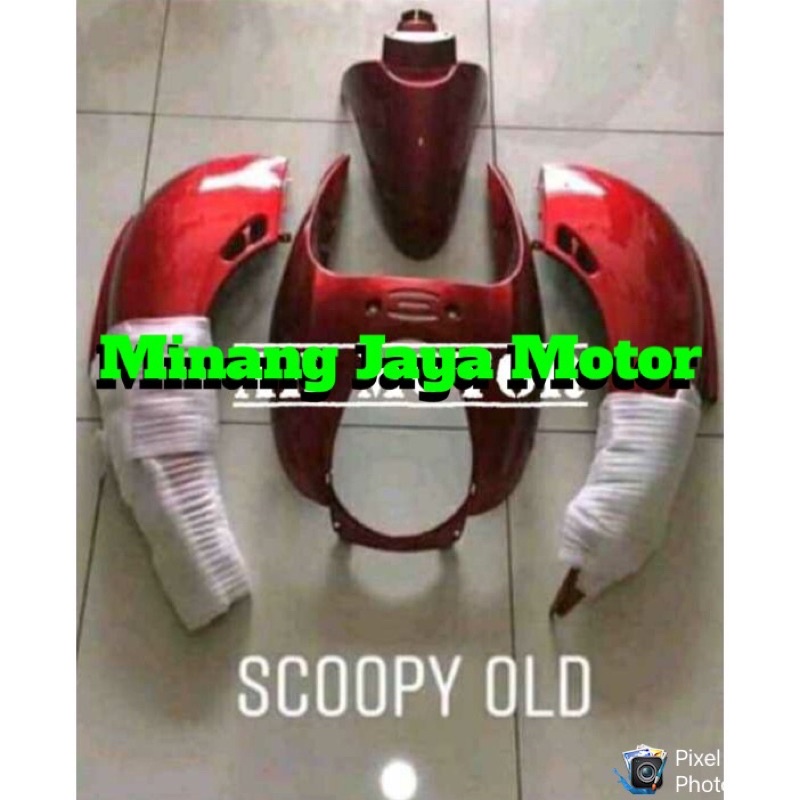 FULL BODY HALUS SCOOPY KARBU MERAH MAROON