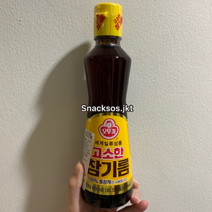 Jual Ottogi Minyak Wijen Korea / Sesame Oil Korea 320Ml Indonesia