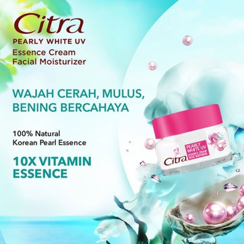 Citra Face Cream Moisturizer Pelembab Wajah Pearly White 40gr