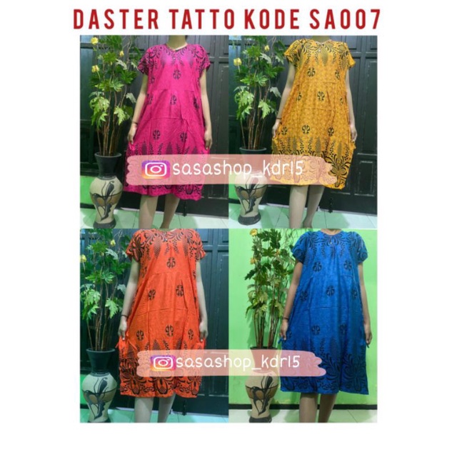 DASTER TATTO KODE SA-007