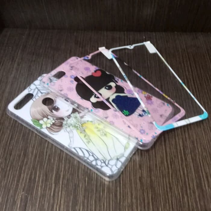 Terbaru OPPO A7 CASE 360 FULL PROTECT KOREAN GIRLS CASE 360 KARAKTER OPPO A7