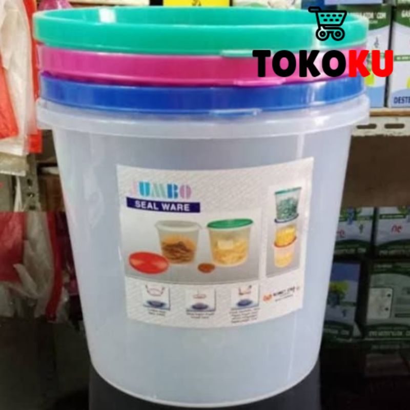 TOPLES PLASTIK 10L KELER KERUPUK PEYEK JUMBO SEALWARE 10 LITER KOMET STAR