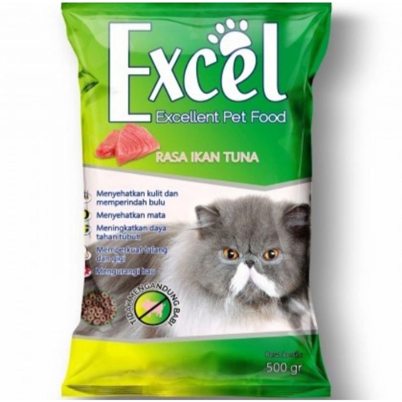 Grab Gojek Excel makanan kucing (Donat)10kg