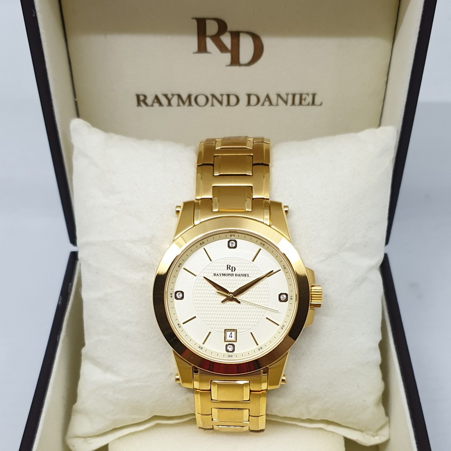 Raymond Daniel RD229D Gold ,Jam Tangan Couple (Bisa Beli Satuan),Original